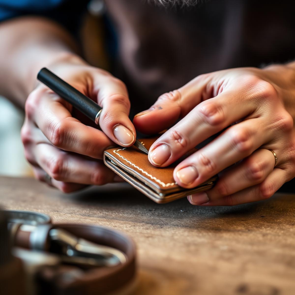 Handmade Wallets handcrafted leather collection